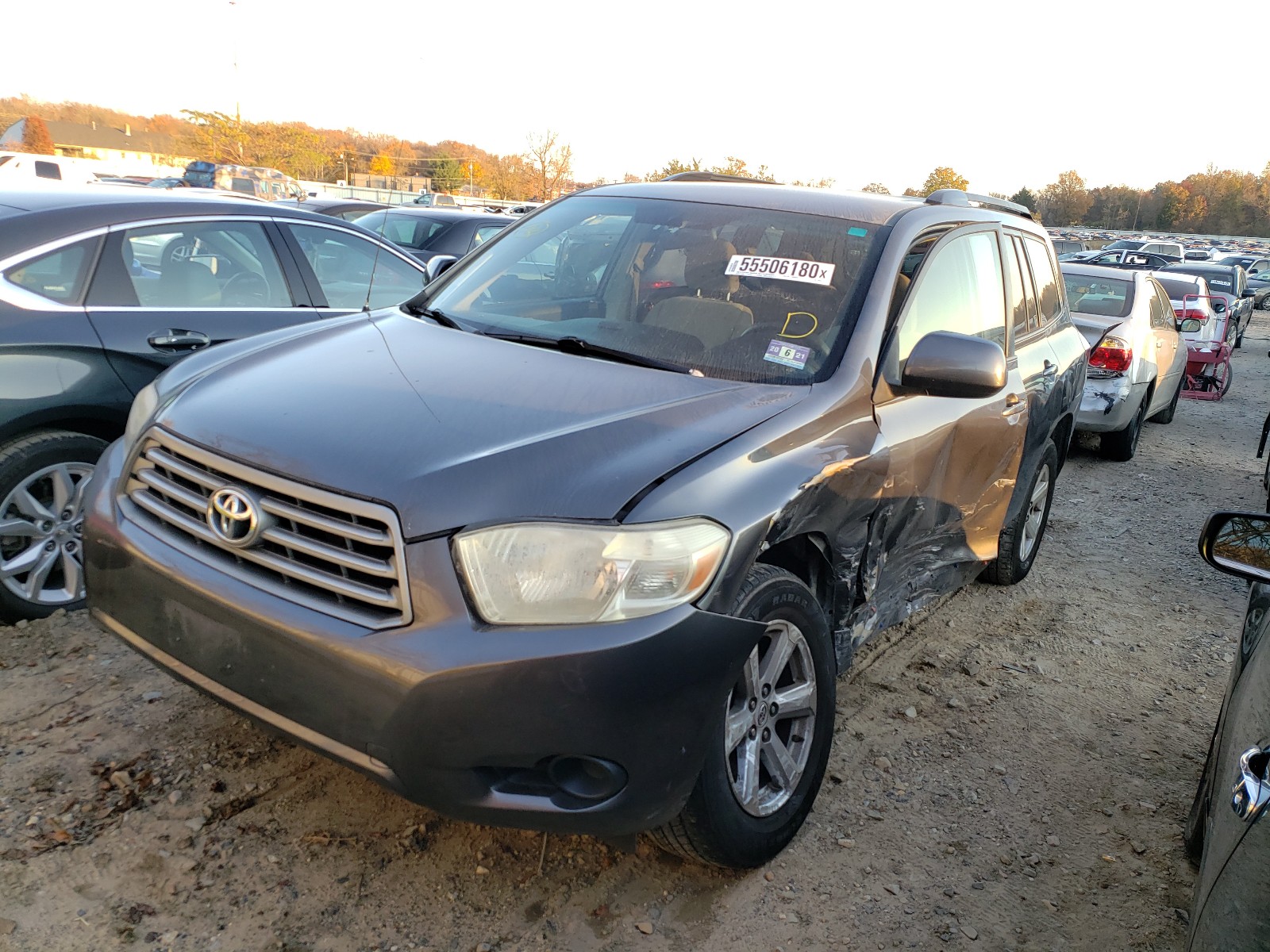Image 2 of 2008 TOYOTA HIGHLANDER 2008 with VIN JTEES41A382060865