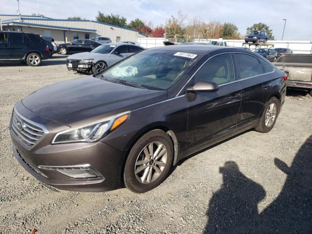 Image 1 of 2015 HYUNDAI SONATA SE 2015 with VIN 5NPE24AF2FH170821