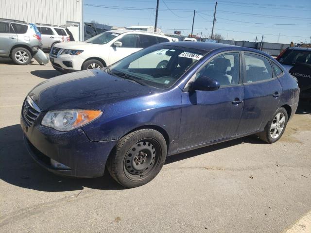 Image 1 of 2010 HYUNDAI ELANTRA BLUE 2010 with VIN KMHDU4AD8AU174855