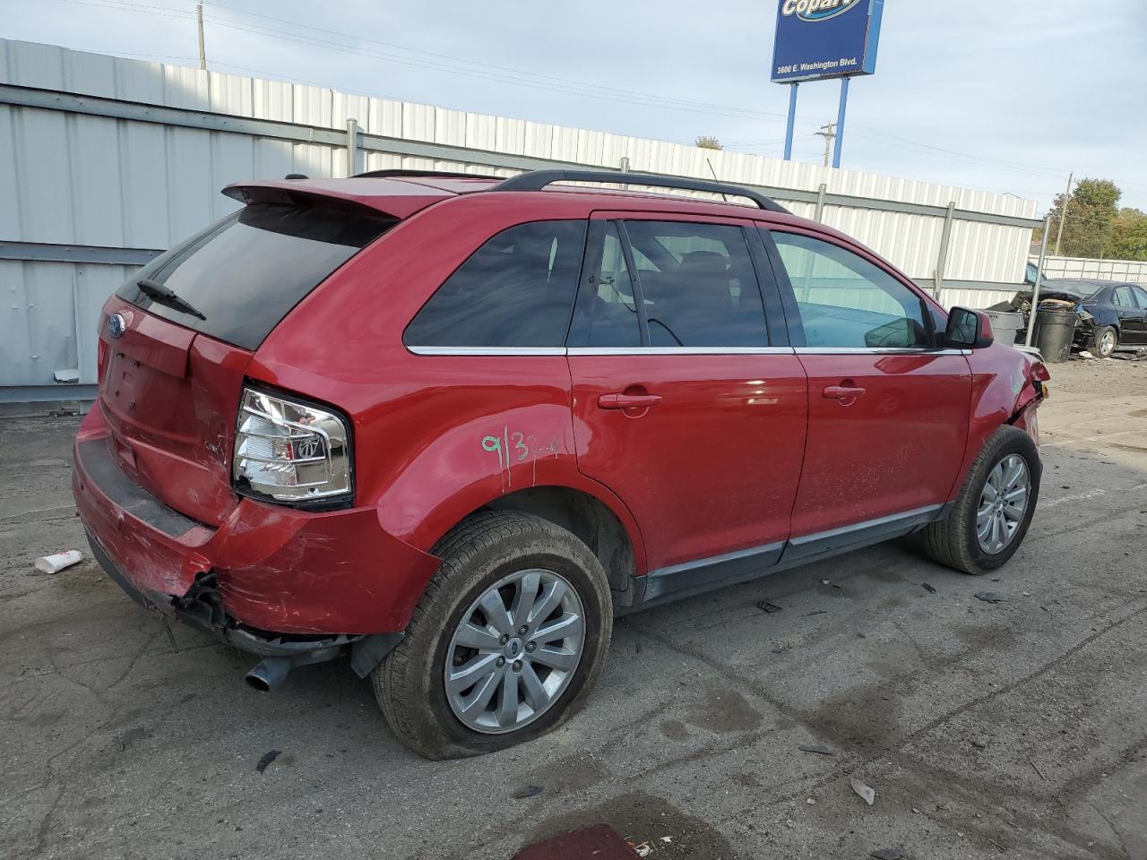 Image 3 of 2010 FORD EDGE LIMITED 2010 with VIN 2FMDK3KC2ABA89232