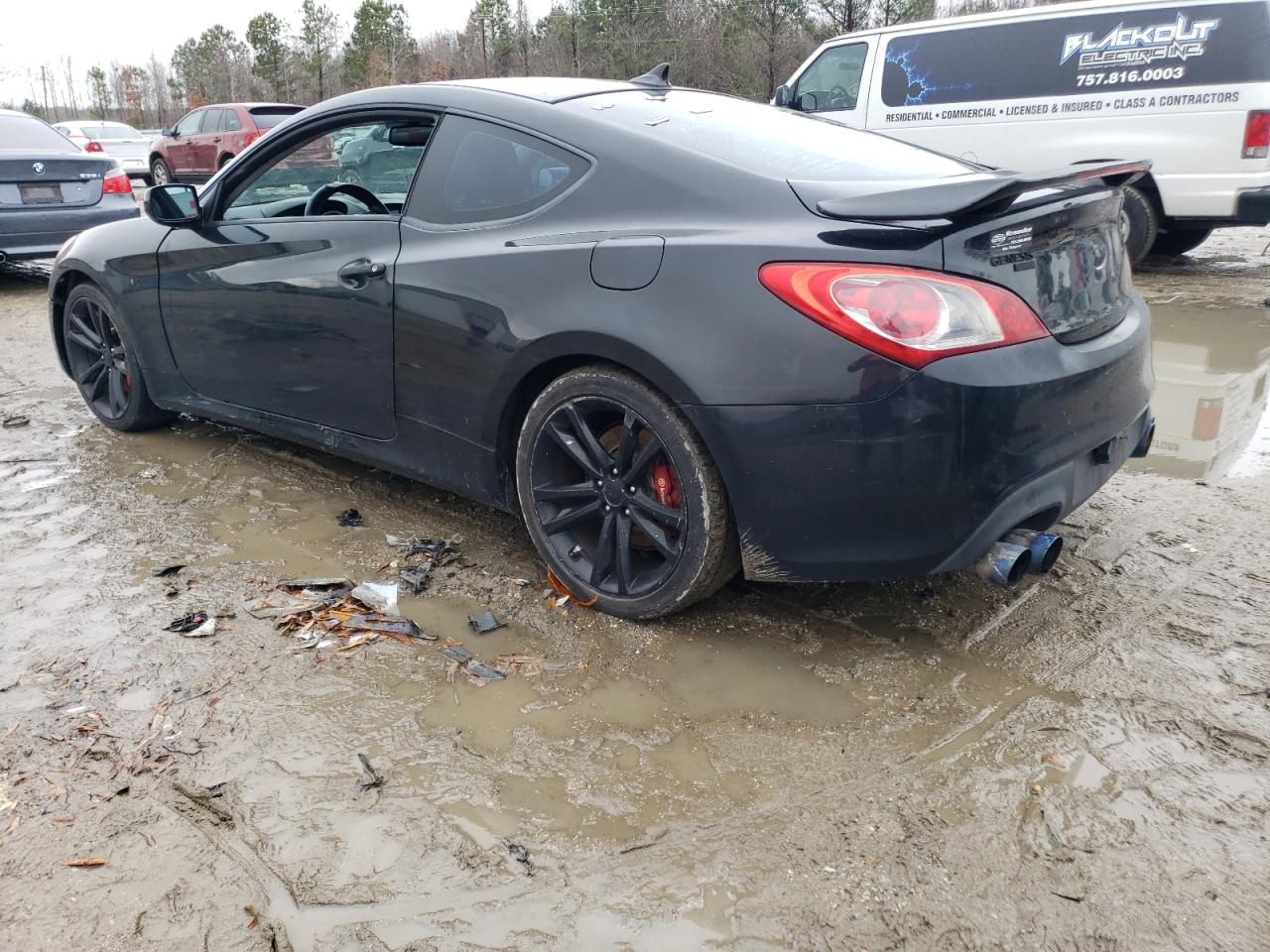 Image 2 of 2010 HYUNDAI GENESIS COUPE 2.0T 2010 with VIN KMHHT6KD0AU041344