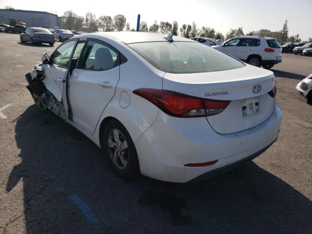 Image 3 of 2014 HYUNDAI ELANTRA SE 2014 with VIN 5NPDH4AE7EH463971