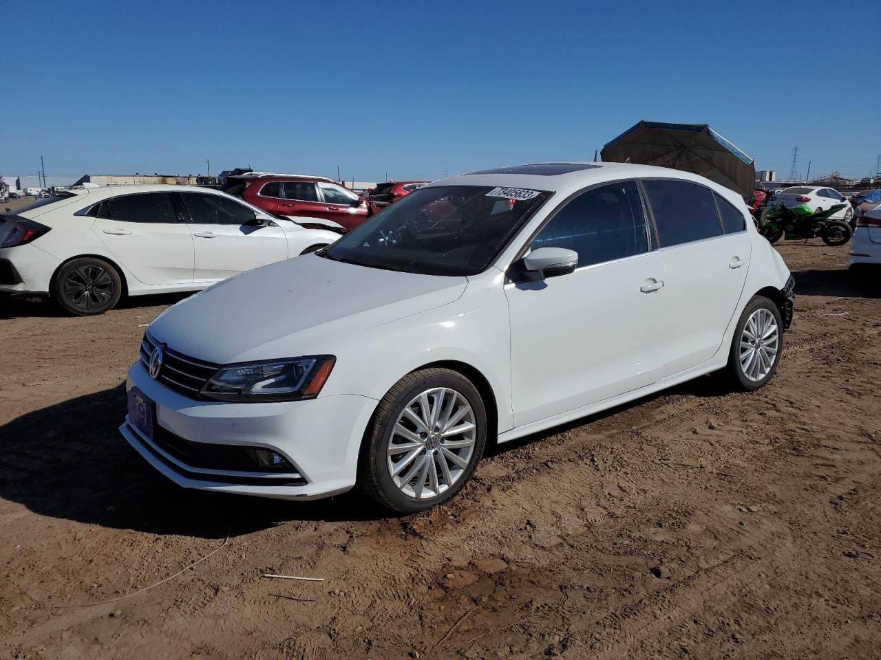Image 1 of 2016 VOLKSWAGEN JETTA SEL 2016 with VIN 3VWL17AJ8GM326336