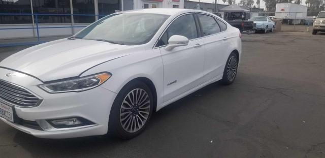 Image 2 of 2018 FORD FUSION TITANIUM/PLATINUM HEV 2018 with VIN 3FA6P0RU4JR181641