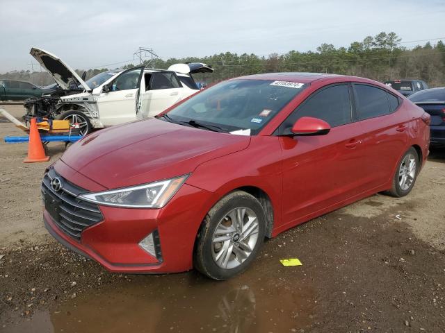 Image 1 of 2019 HYUNDAI ELANTRA SEL 2019 with VIN KMHD84LFXKU866488