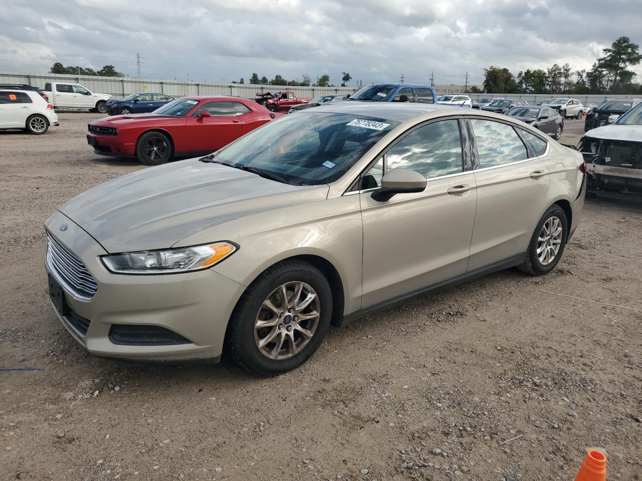 Image 1 of 2016 FORD FUSION S 2016 with VIN 3FA6P0G75GR143132
