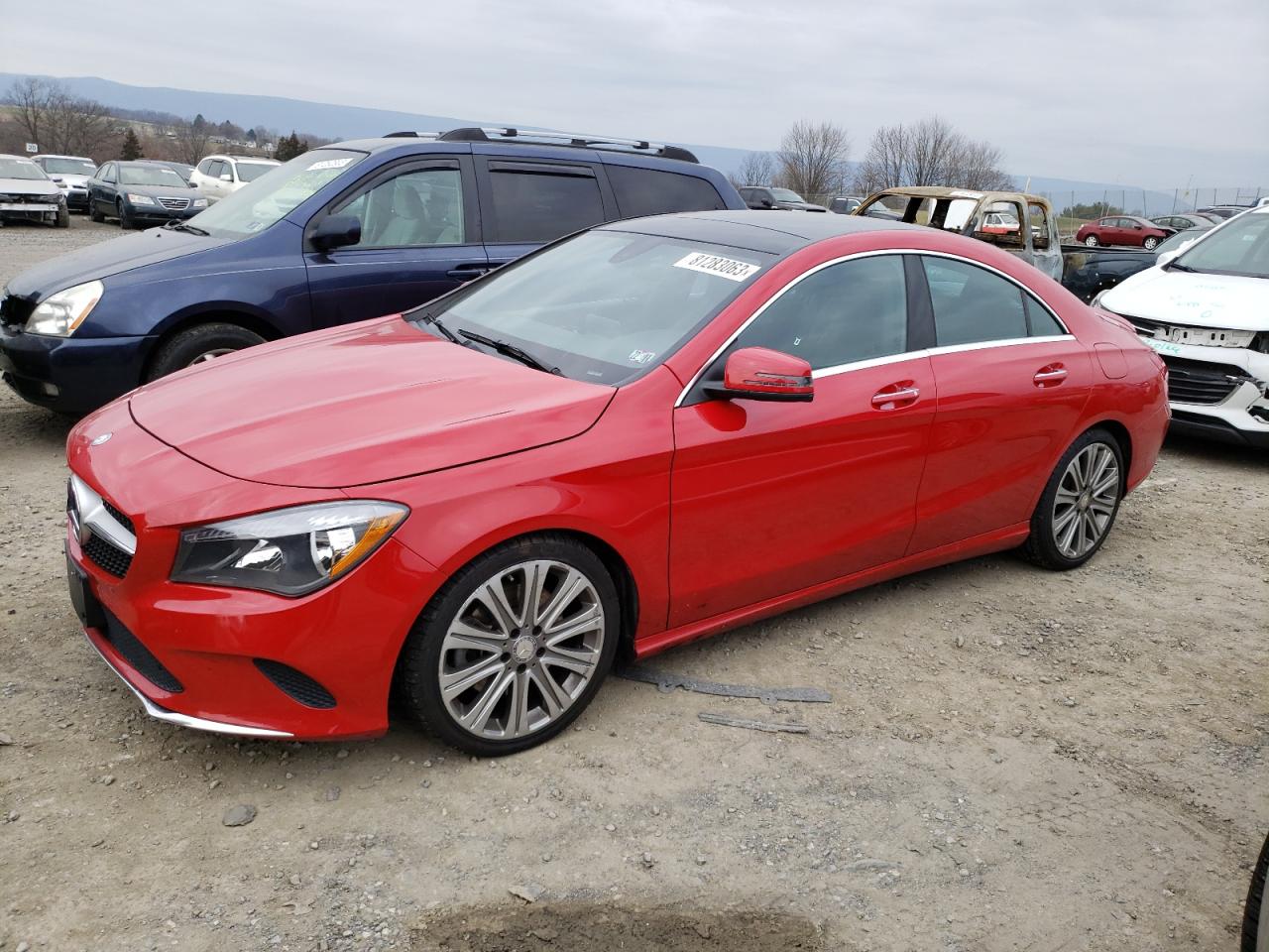 Изображение 1 2017 MERCEDES-BENZ CLA 250 4MATIC 2017 с VIN WDDSJ4GB9HN411955