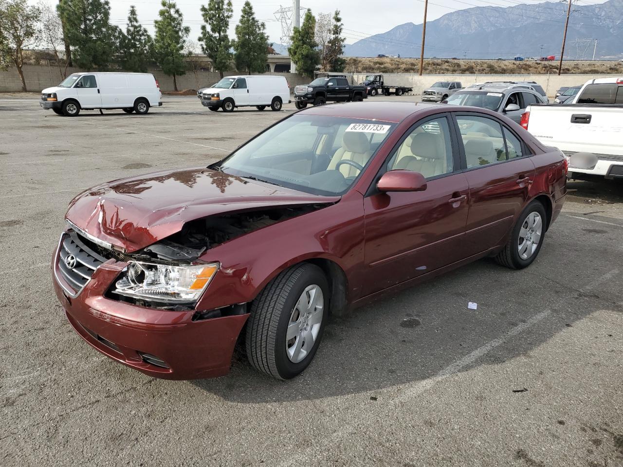 Image 1 of 2009 HYUNDAI SONATA GLS 2009 with VIN 5NPET46C09H554273