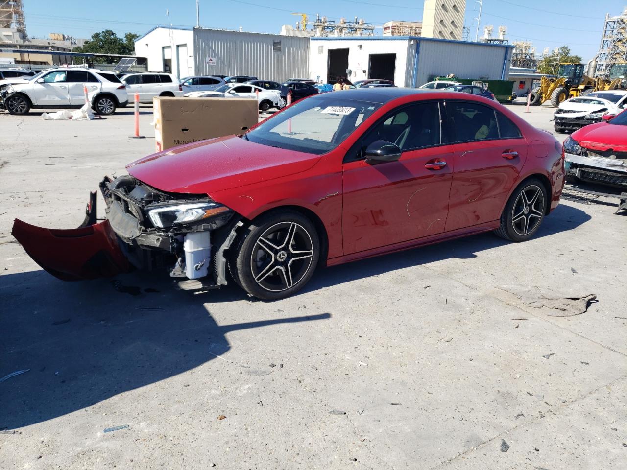 Image 2 of 2021 MERCEDES-BENZ A 220 4MATIC 2021 with VIN W1K3G4FB7MJ298920