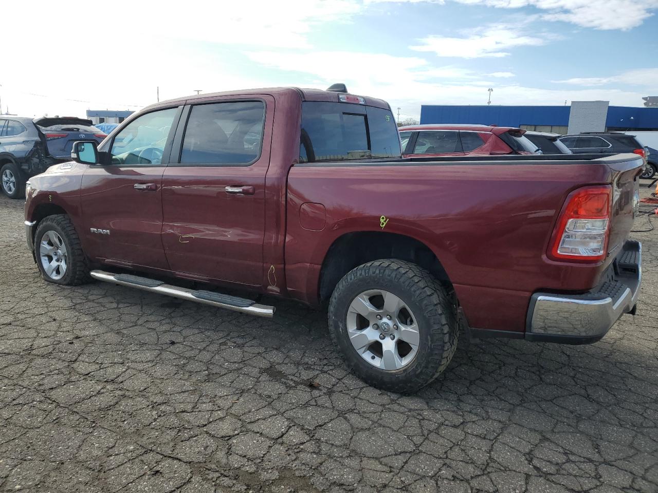 Image 2 of 2019 RAM 1500 BIG HORN/LONE STAR 2019 with VIN 1C6RRFFG6KN730657