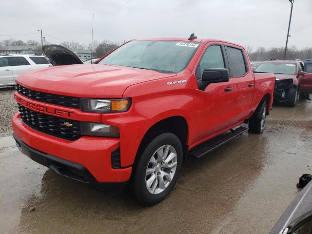Image 1 of 2021 CHEVROLET SILVERADO K1500 CUSTOM 2021 with VIN 3GCPYBEK9MG342402