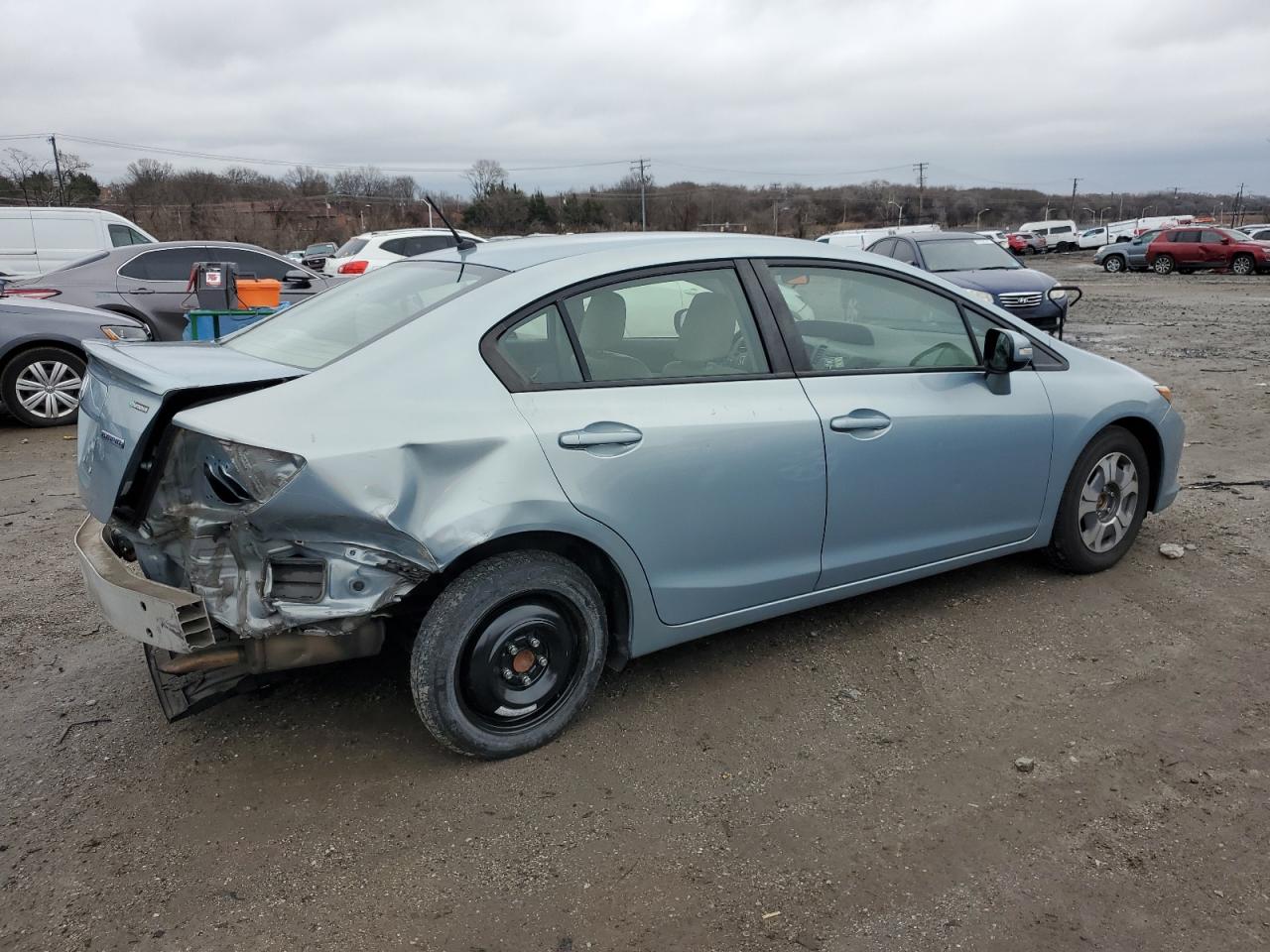 Image 3 of 2012 HONDA CIVIC HYBRID L 2012 with VIN JHMFB4F39CS007730