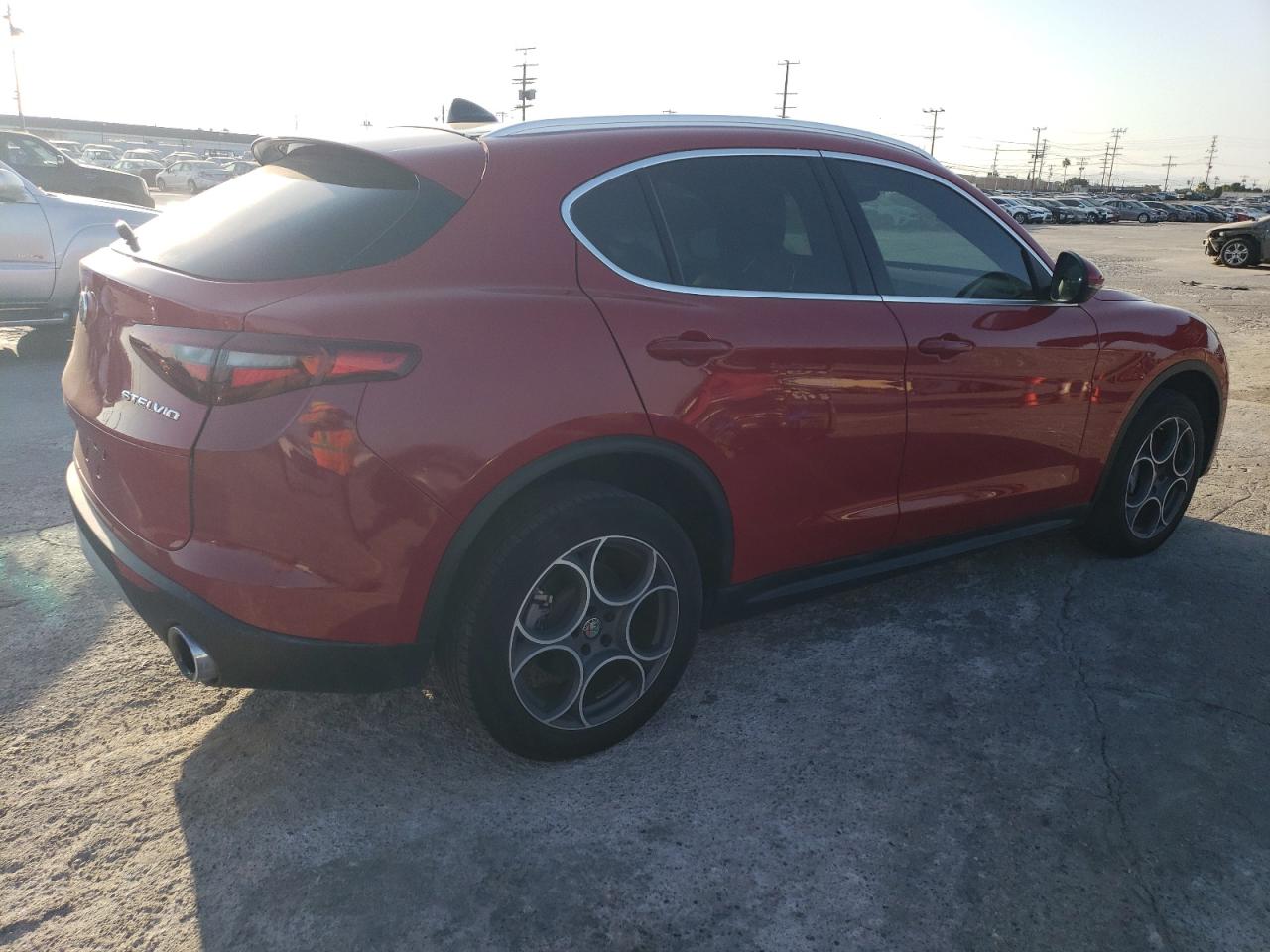 Image 3 of 2018 ALFA ROMEO STELVIO TI SPORT 2018 with VIN ZASFAKNN2J7B92593