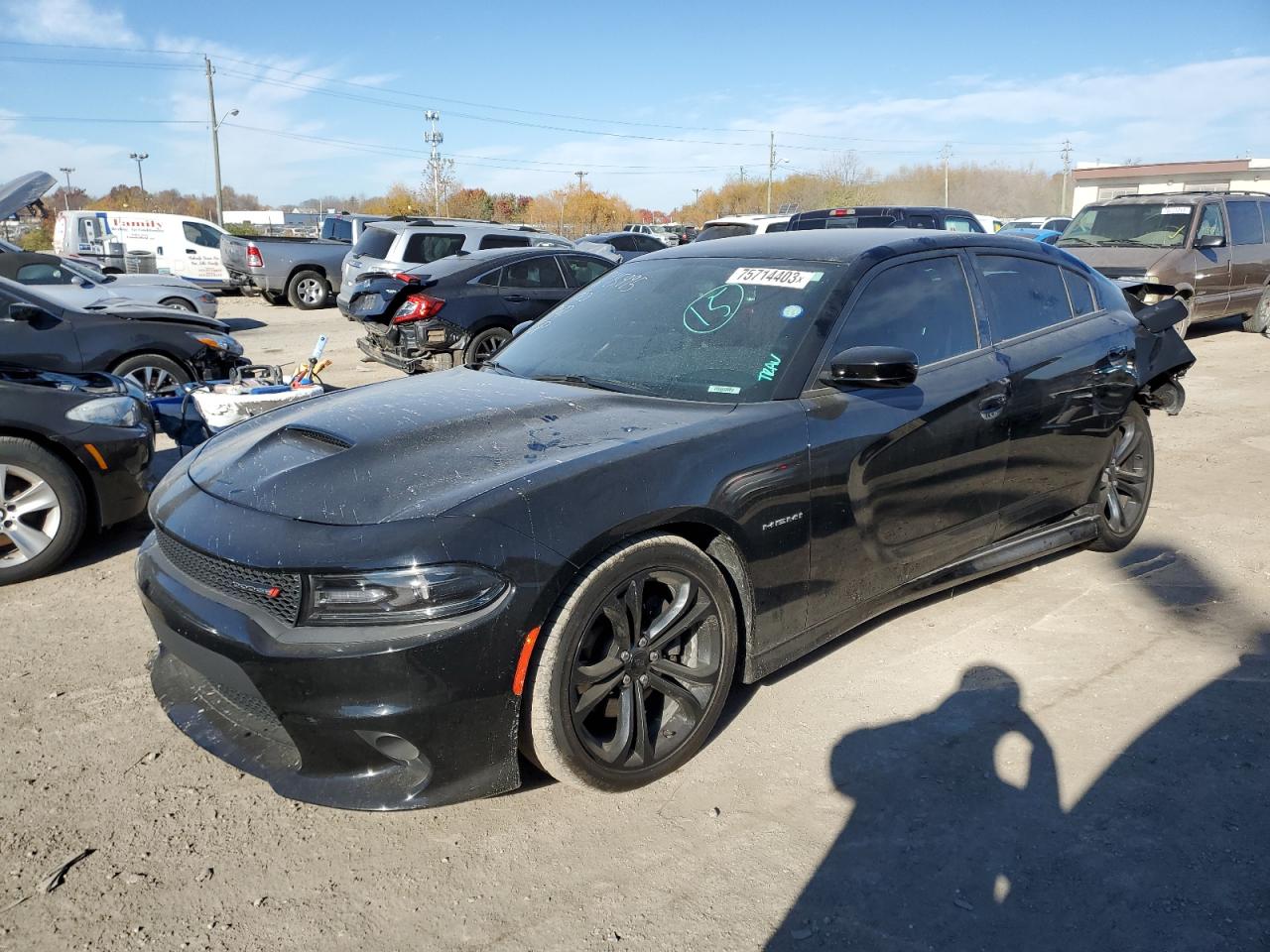 Obraz 1 z 2021 DODGE CHARGER R/T 2021 z VIN 2C3CDXCT4MH518425