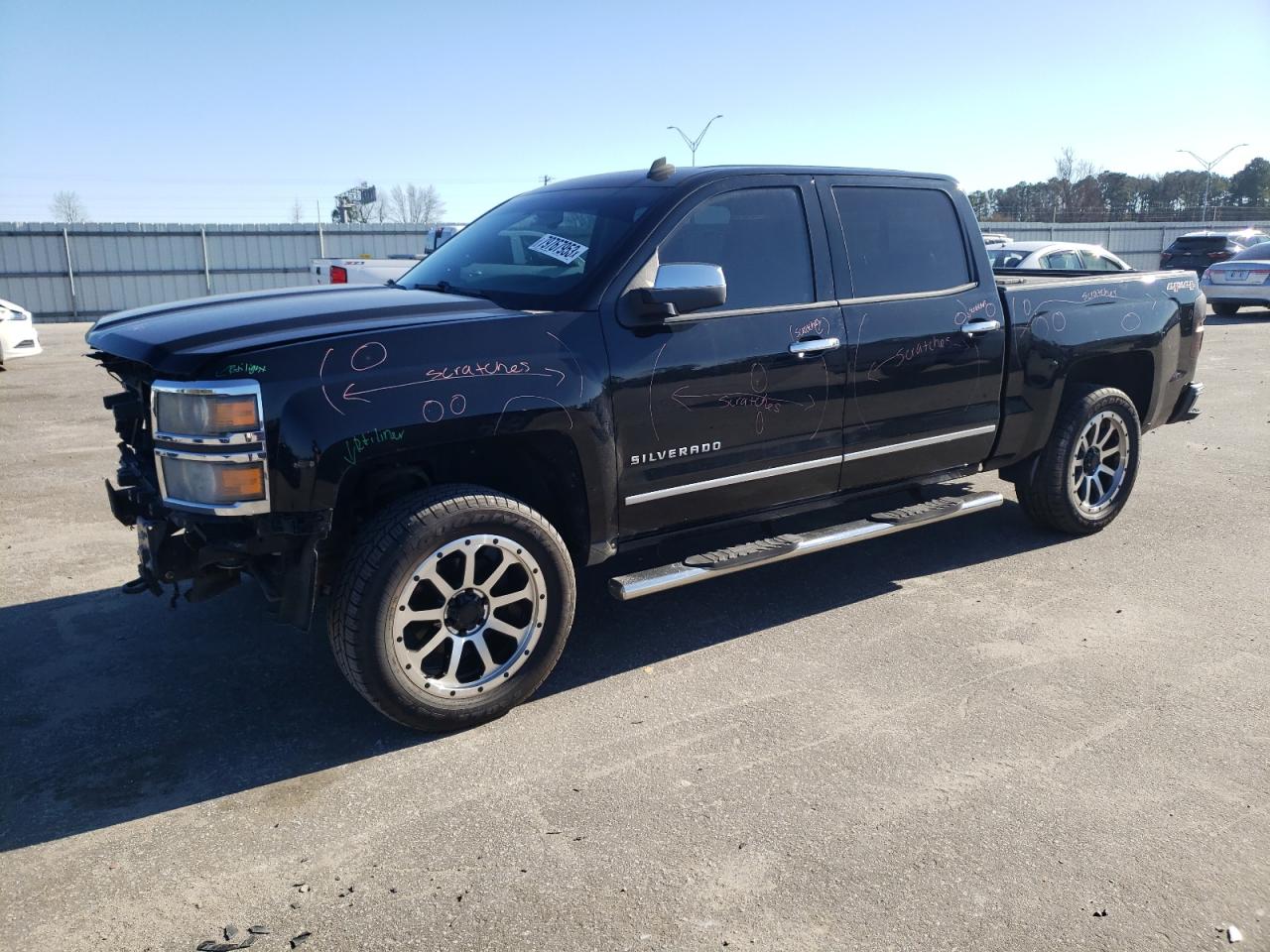 Image 1 of 2014 CHEVROLET SILVERADO K1500 LTZ 2014 with VIN 3GCUKSEC4EG130652