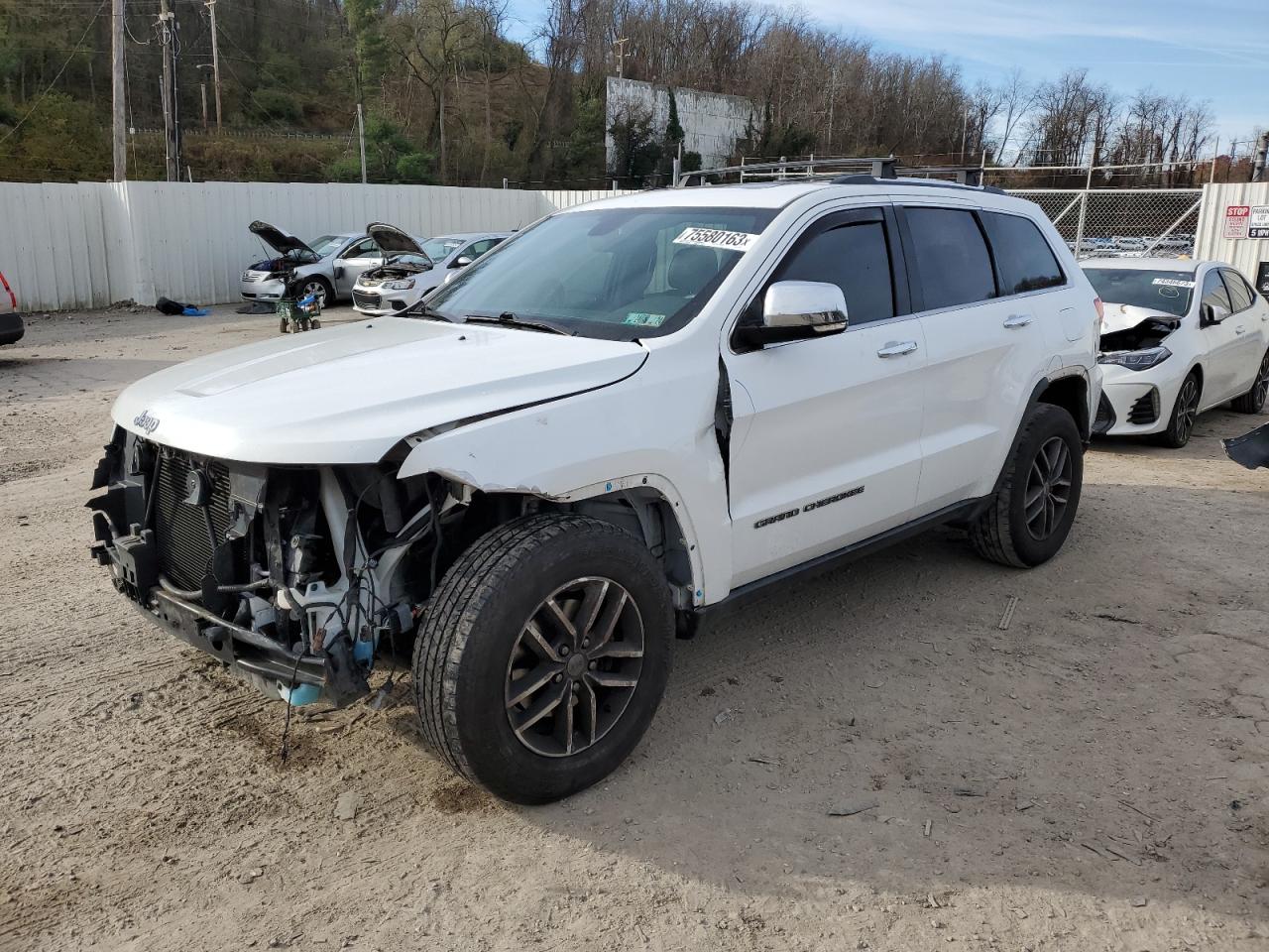Image 1 of 2017 JEEP GRAND CHEROKEE LIMITED 2017 with VIN 1C4RJFBG3HC712210