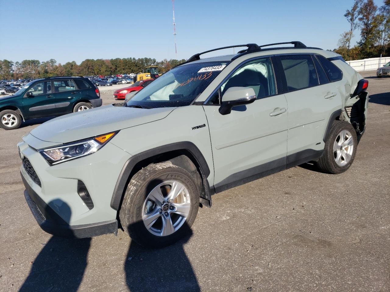Image 1 of 2021 TOYOTA RAV4 XLE 2021 with VIN 4T3RWRFV0MU035541