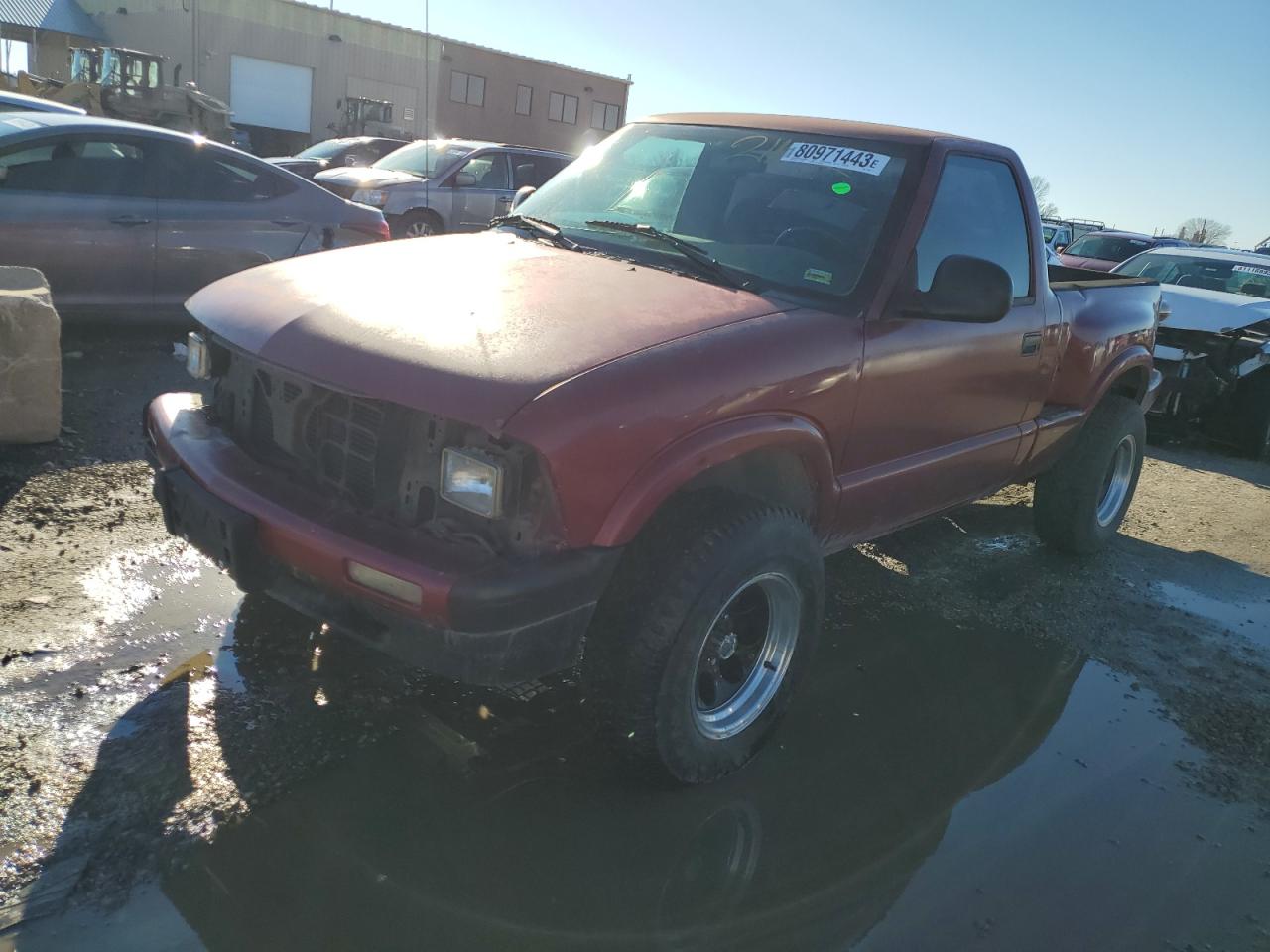 Image 1 of 1996 CHEVROLET S TRUCK S10 1996 with VIN 1GCDT14W4T8211902