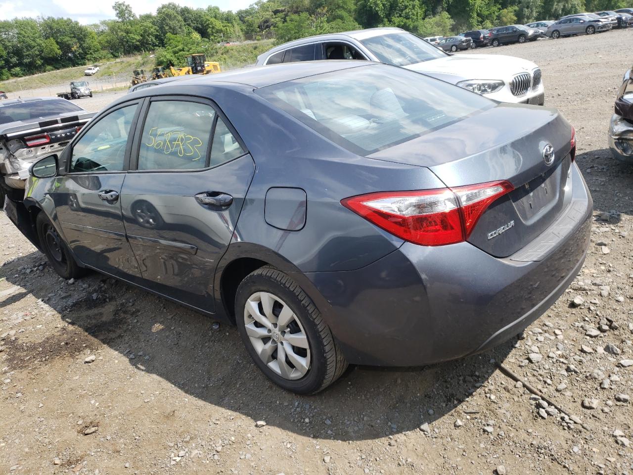 Image 2 of 2016 TOYOTA COROLLA L 2016 with VIN 2T1BURHE5GC572554