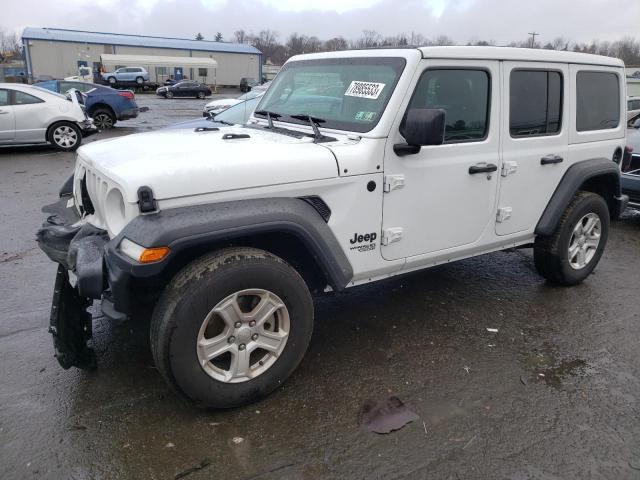 Image 1 of 2021 JEEP WRANGLER UNLIMITED SPORT 2021 with VIN 1C4HJXDG8MW860893