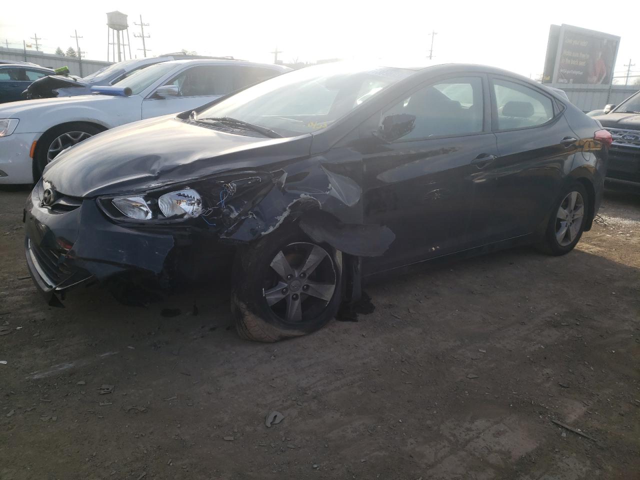 Image 1 of 2013 HYUNDAI ELANTRA GLS 2013 with VIN KMHDH4AE9DU668031