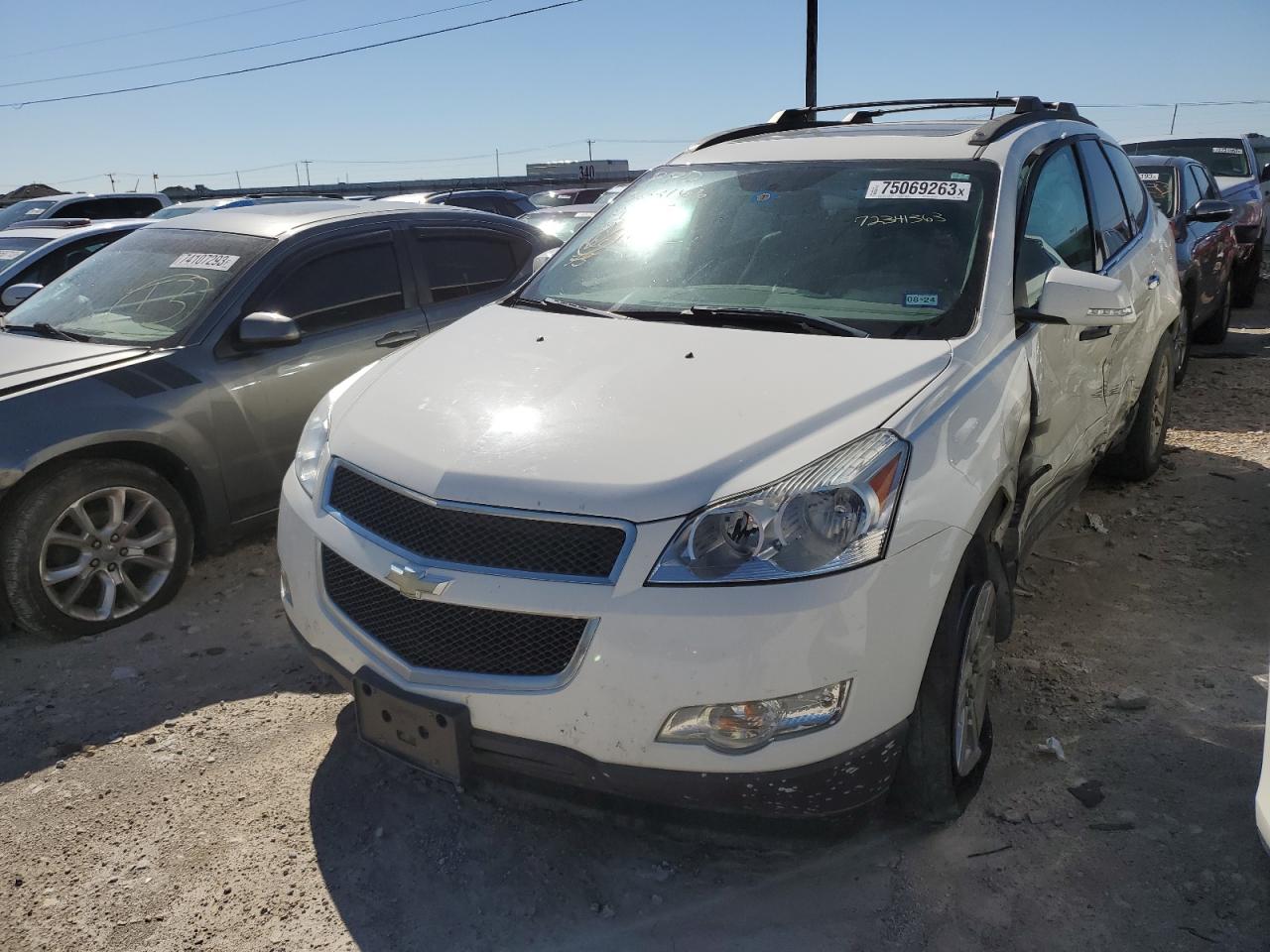 Obraz 1 z 2012 CHEVROLET TRAVERSE LT 2012 z VIN 1GNKRJED7CJ160317