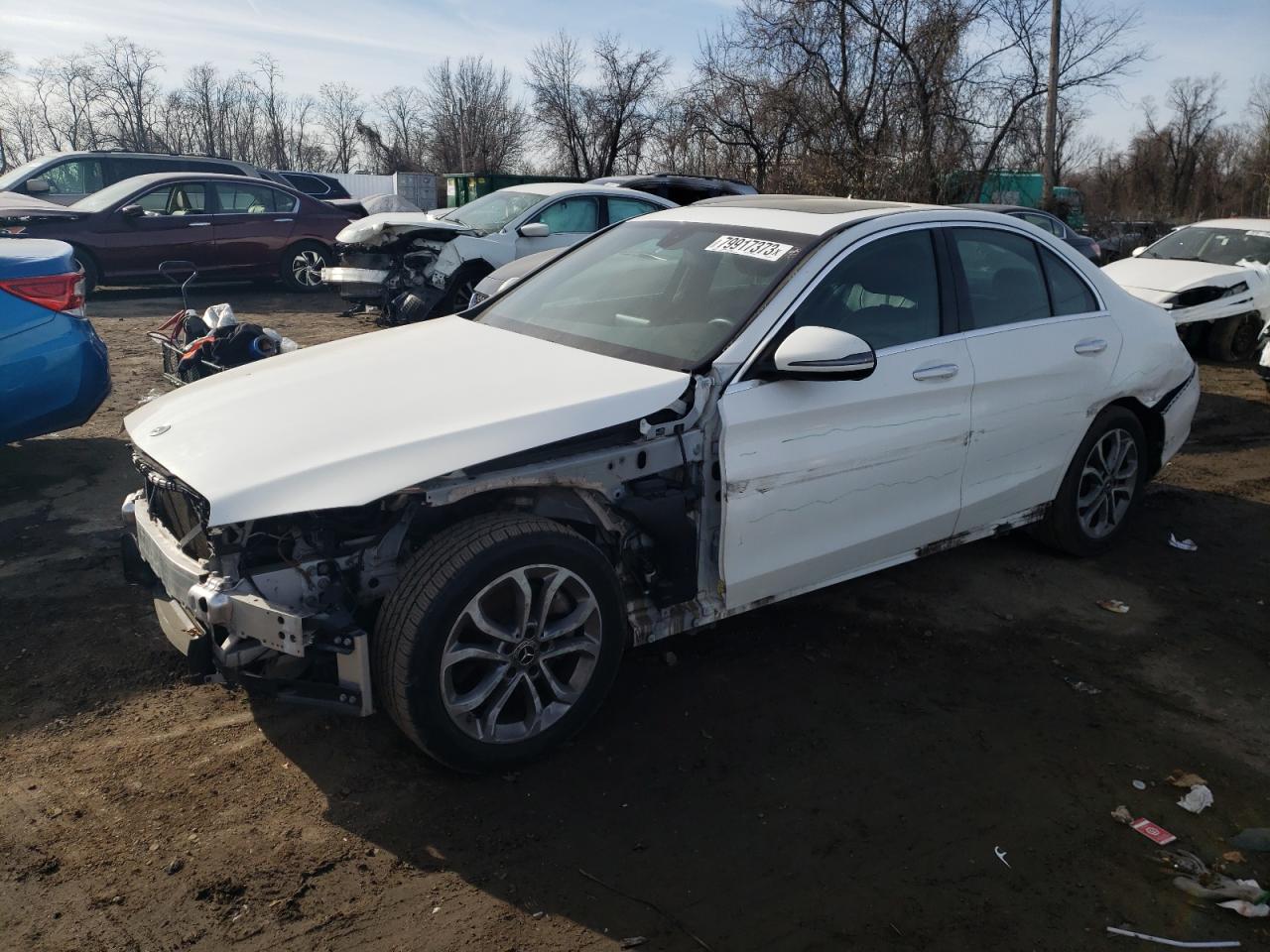 Image 1 of 2018 MERCEDES-BENZ C 300 2018 with VIN 55SWF4JB3JU270731