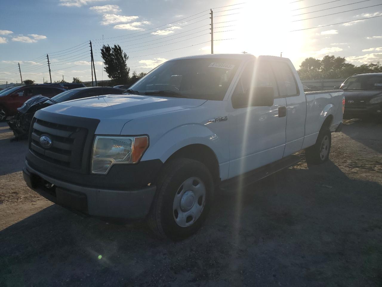 Image 1 of 2009 FORD F150 SUPER CAB 2009 with VIN 1FTRX12W69KB42994