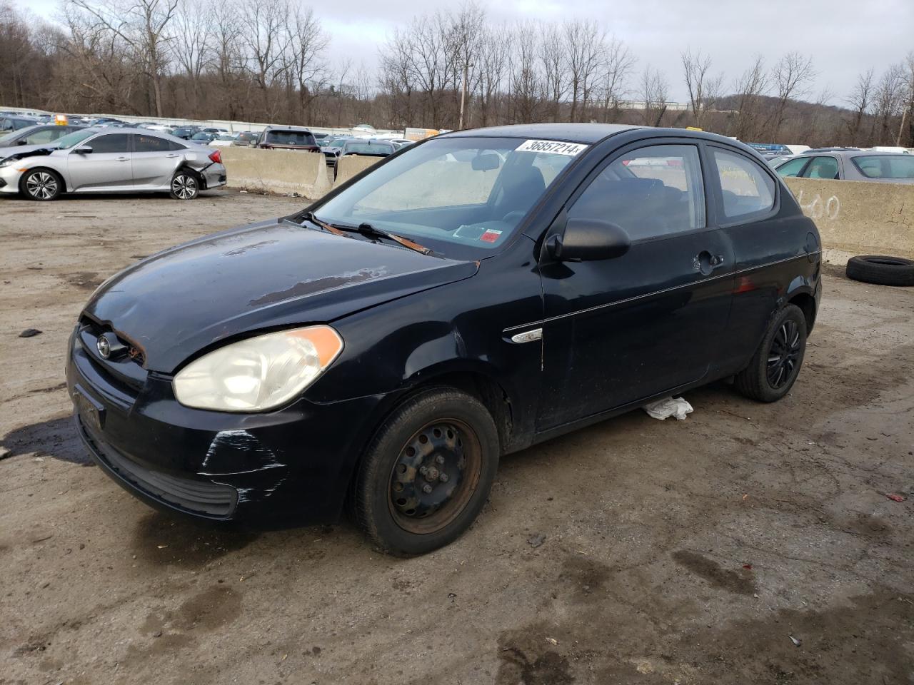 Image 1 of 2007 HYUNDAI ACCENT GS 2007 with VIN KMHCM36C97U022498