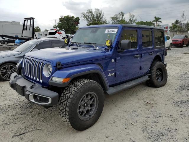 Image 1 of 2019 JEEP WRANGLER UNLIMITED SAHARA 2019 with VIN 1C4HJXEN1KW505431