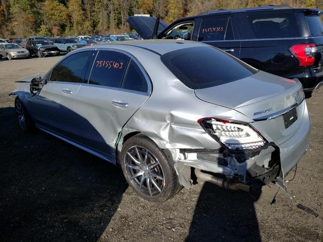 Image 2 of 2020 MERCEDES-BENZ C 63 AMG 2020 with VIN 55SWF8GB1LU331107