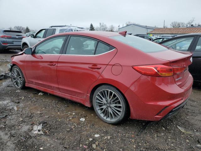 Image 2 of 2018 HYUNDAI ELANTRA SPORT 2018 with VIN KMHD04LB8JU474936