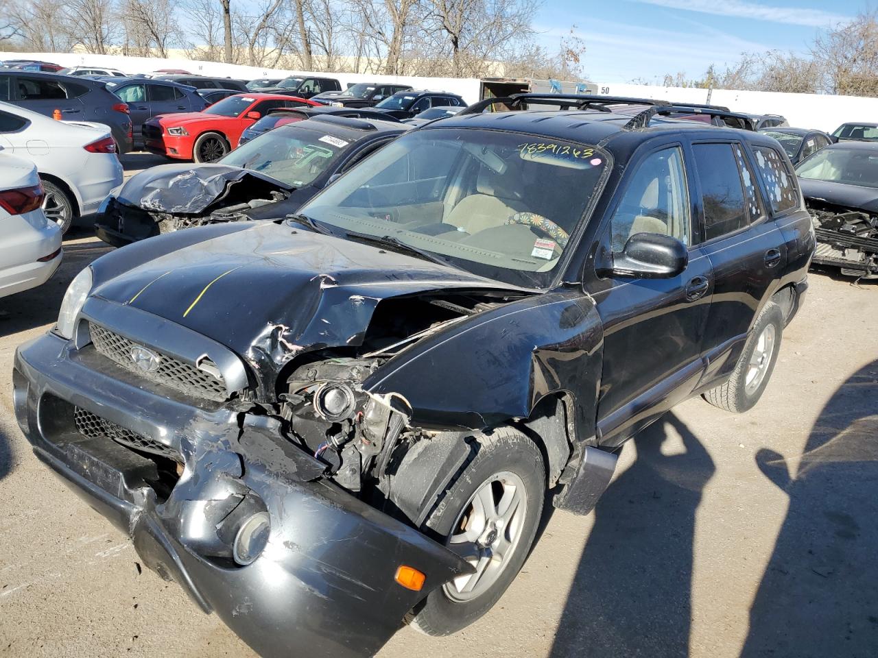 Image 1 of 2004 HYUNDAI SANTA FE GLS 2004 with VIN KM8SC73D94U659941