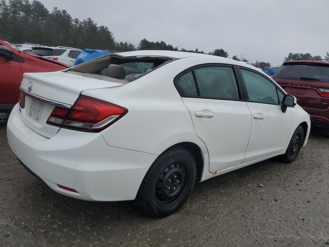 Image 3 of 2013 HONDA CIVIC LX 2013 with VIN 2HGFB2F57DH556540