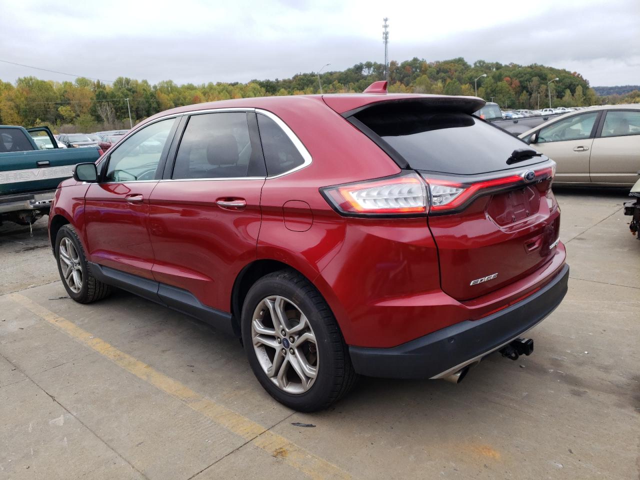 Image 2 of 2016 FORD EDGE TITANIUM 2016 with VIN 2FMPK4K96GBB23446