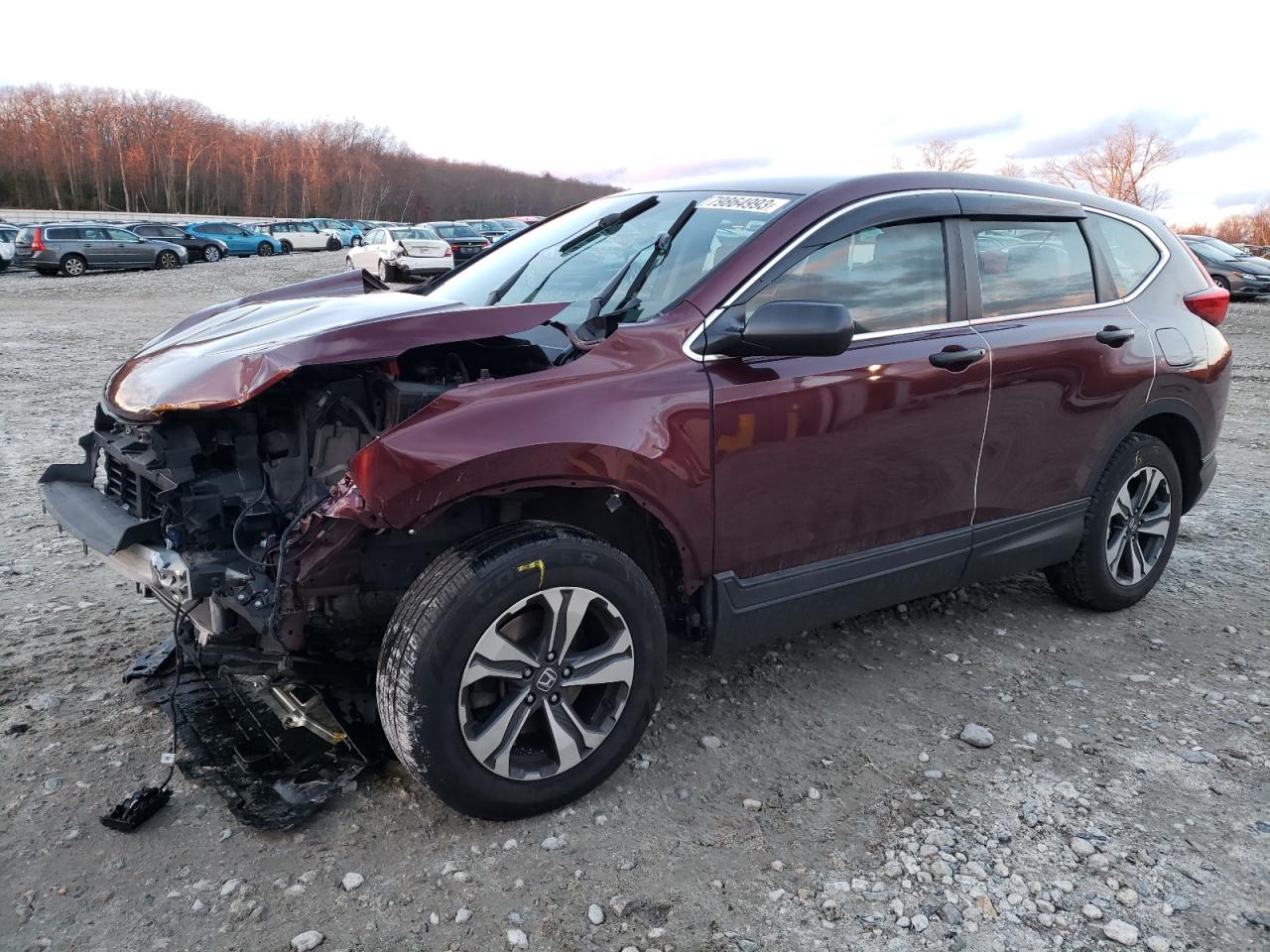 Image 1 of 2017 HONDA CR-V LX 2017 with VIN 2HKRW6H37HH207491