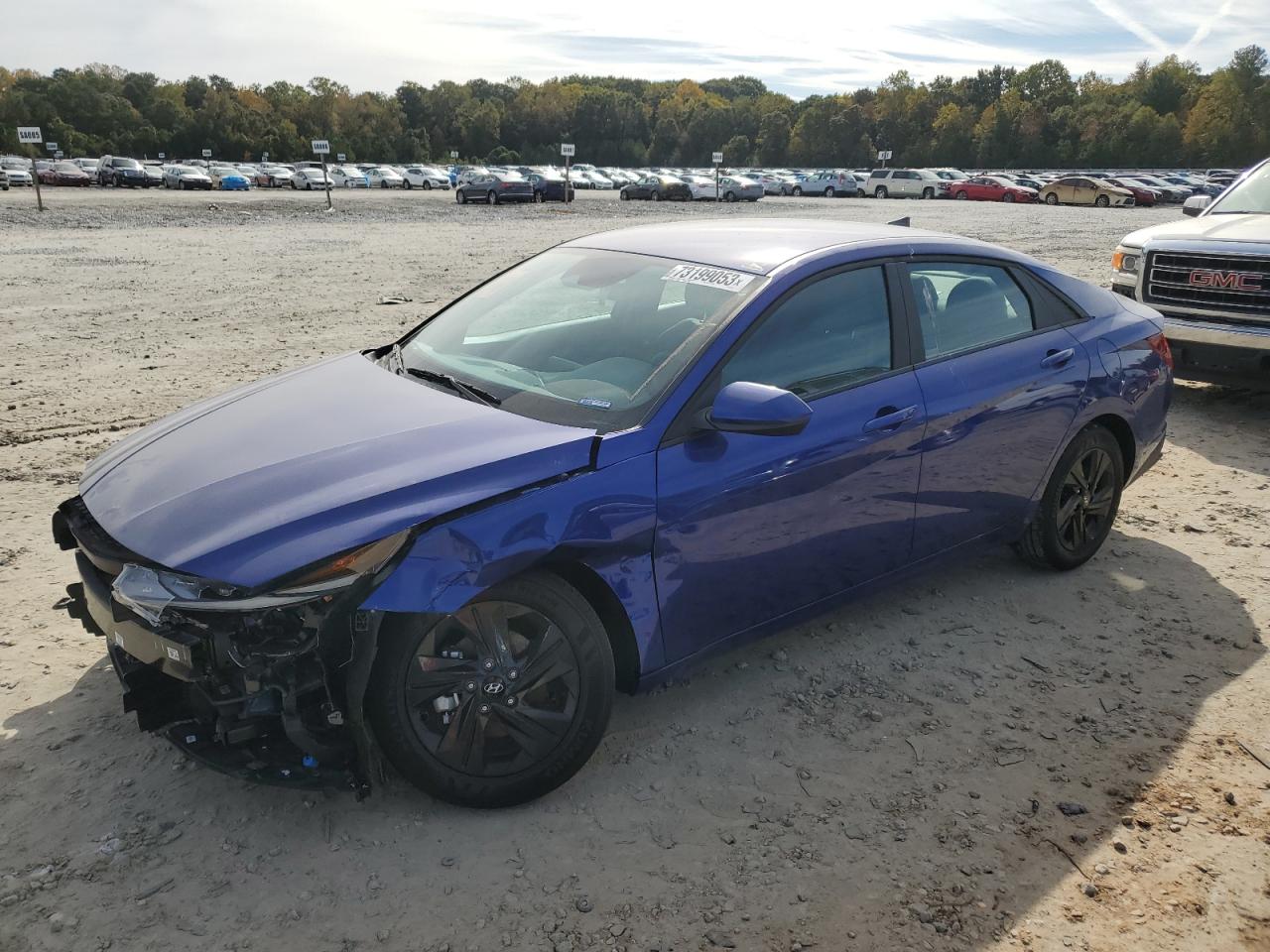 Image 1 of 2023 HYUNDAI ELANTRA SEL 2023 with VIN KMHLM4AG1PU546728