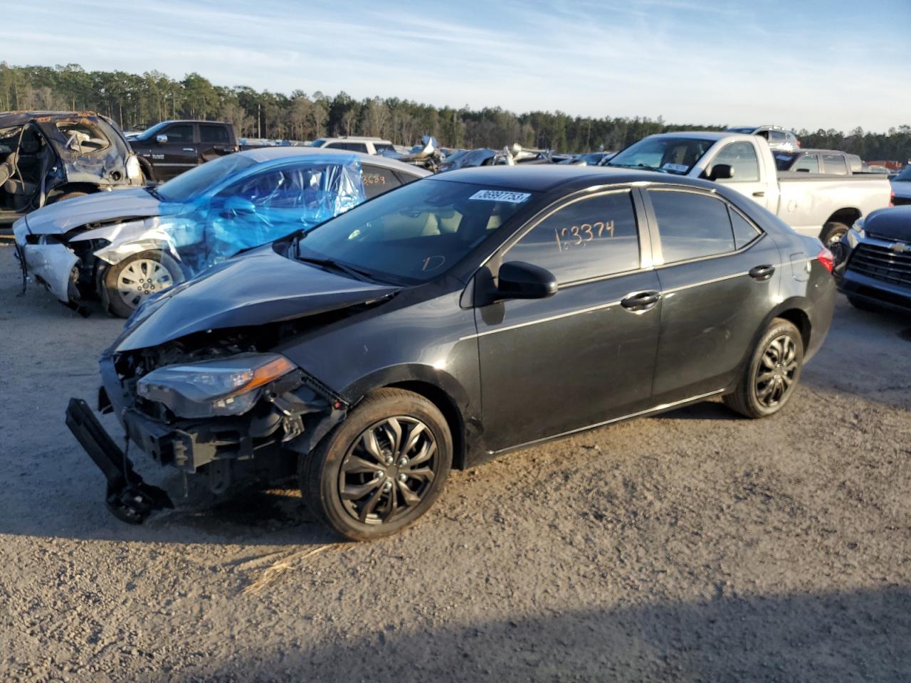 Изображение 1 2019 TOYOTA COROLLA L 2019 с VIN 2T1BURHE7KC179986