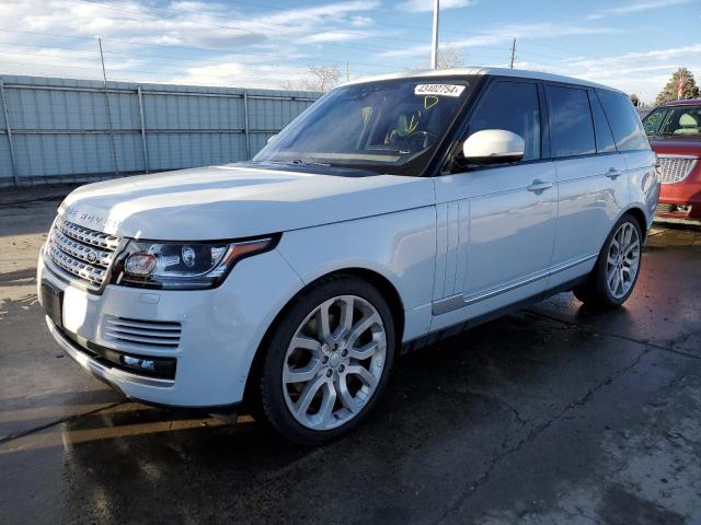 Image 1 of 2017 LAND ROVER RANGE ROVER HSE 2017 with VIN SALGS2FV9HA353178