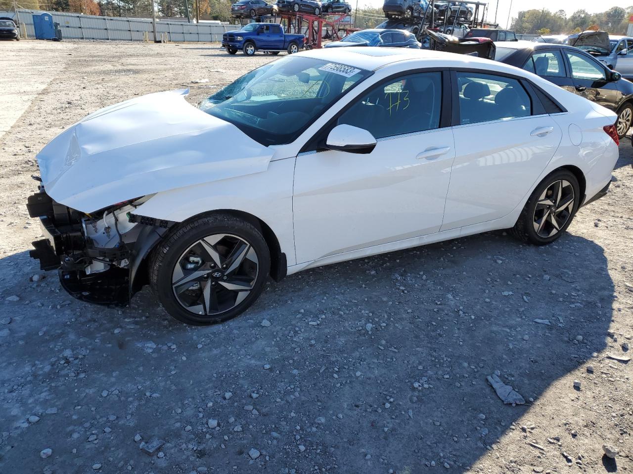 Изображение 1 2023 HYUNDAI ELANTRA LIMITED 2023 с VIN KMHLN4AJXPU080404