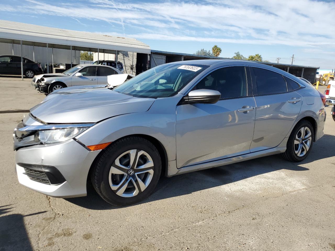 Image 1 of 2018 HONDA CIVIC LX 2018 with VIN 2HGFC2F56JH510738