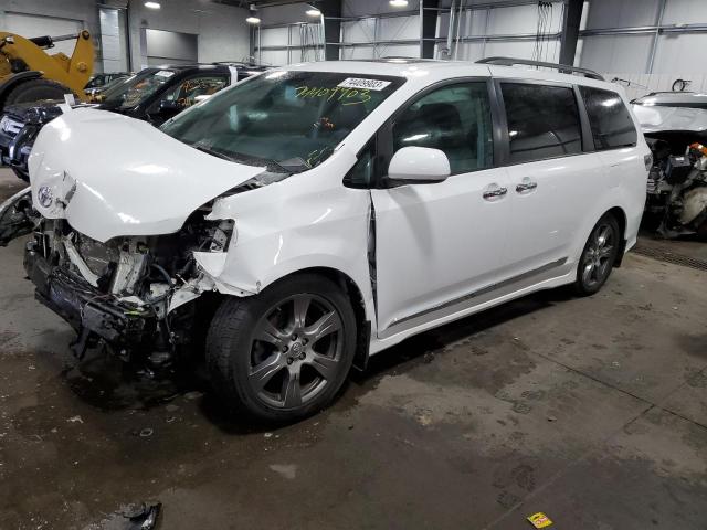 Image 1 of 2017 TOYOTA SIENNA SE 2017 with VIN 5TDXZ3DC0HS802910