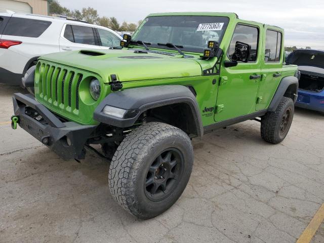 Image 1 of 2019 JEEP WRANGLER UNLIMITED SPORT 2019 with VIN 1C4HJXDG3KW512299
