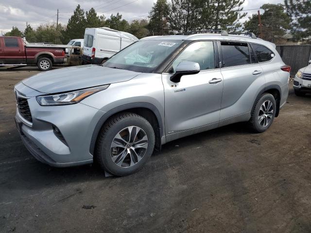 Image 1 of 2020 TOYOTA HIGHLANDER HYBRID XLE 2020 with VIN 5TDHBRCH2LS500858