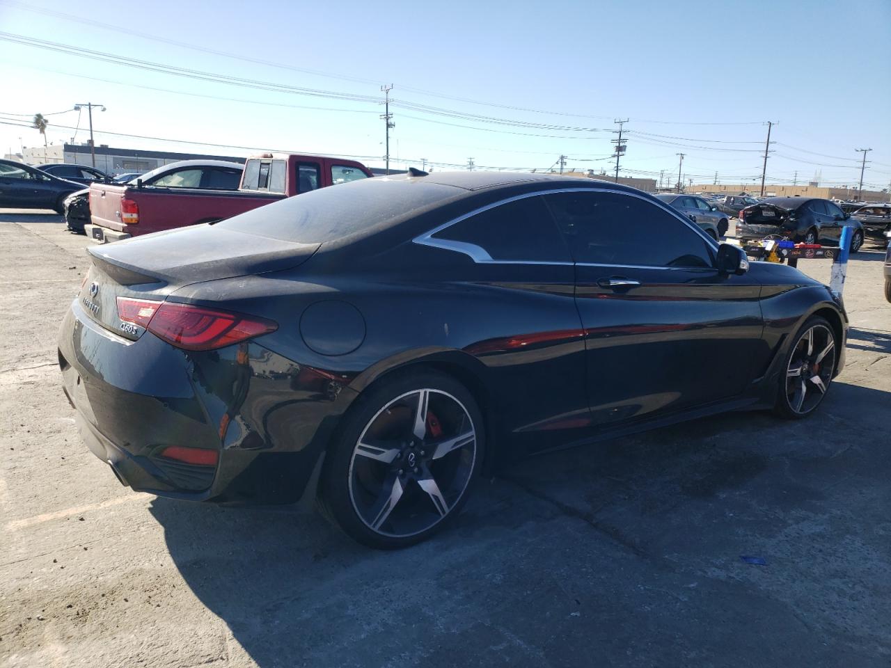Image 3 of 2022 INFINITI Q60 RED SPORT 400 2022 with VIN JN1FV7LL1NM680651