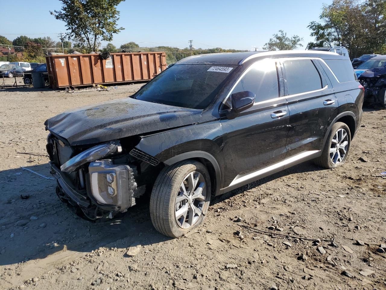 Image 1 of 2021 HYUNDAI PALISADE SEL 2021 with VIN KM8R3DHE5MU254500