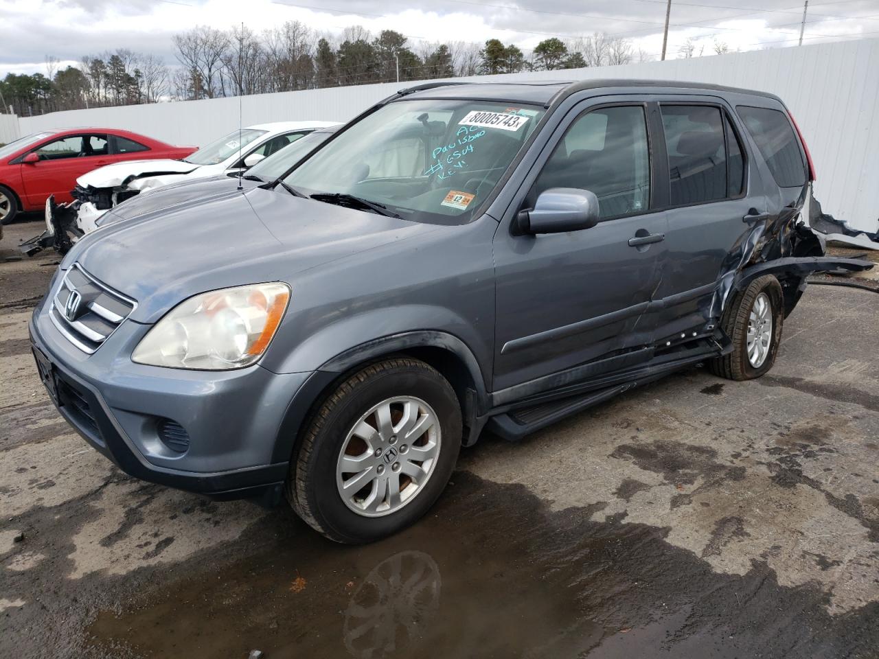 Изображение 1 2005 HONDA CR-V SE 2005 с VIN JHLRD78945C011874