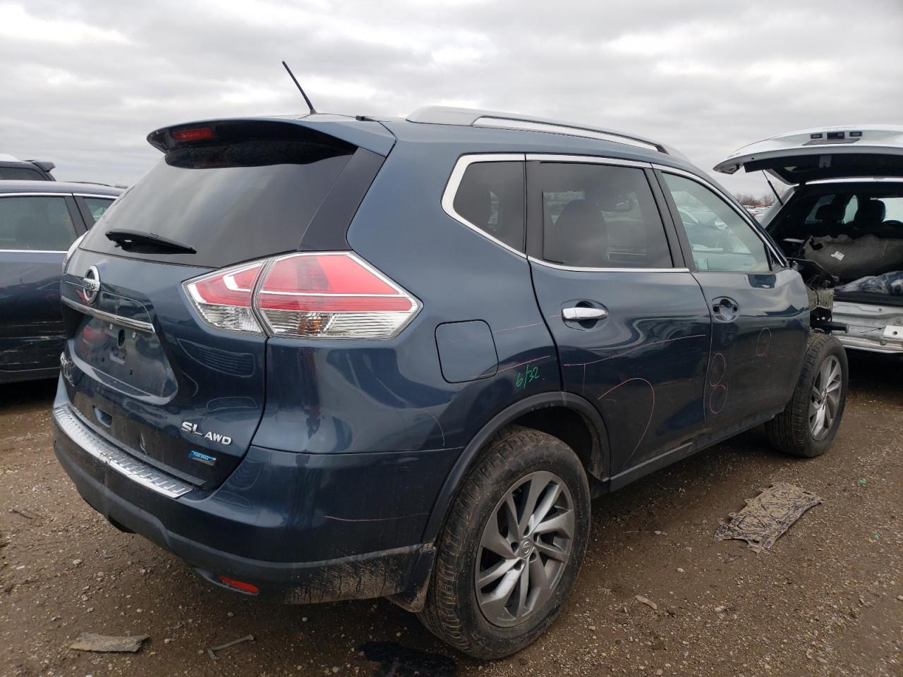 Obraz 3 z 2014 NISSAN ROGUE S 2014 z VIN 5N1AT2MV1EC810364