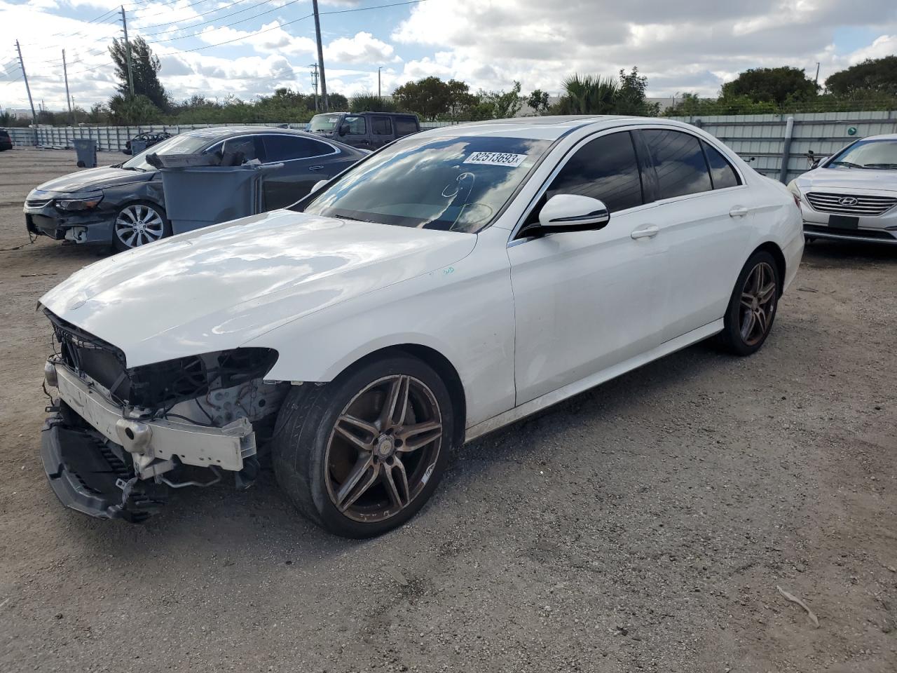 Image 1 of 2017 MERCEDES-BENZ E 300 4MATIC 2017 with VIN WDDZF4KB8HA102329