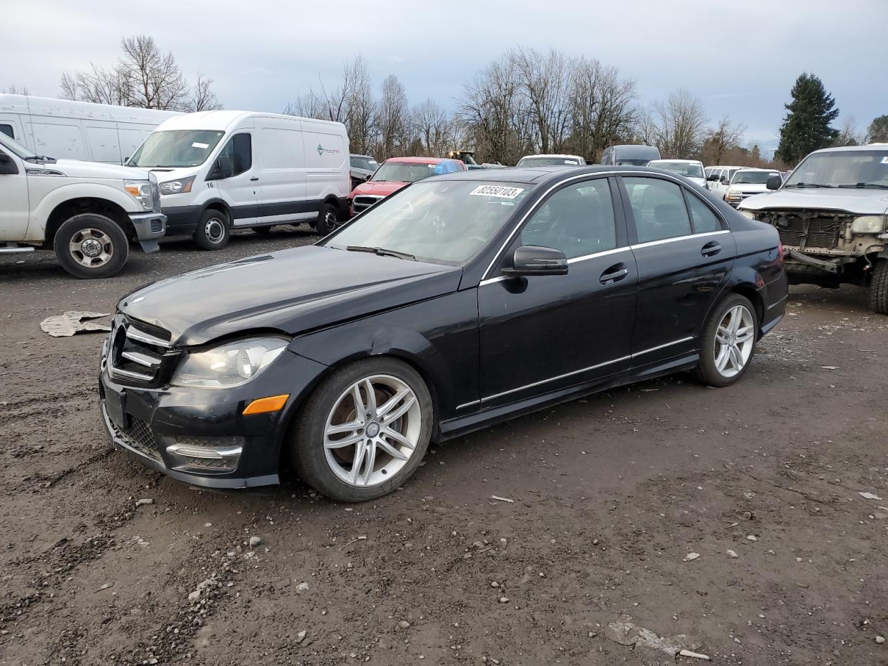 Image 1 of 2014 MERCEDES-BENZ C 300 4MATIC 2014 with VIN WDDGF8AB5EA953161